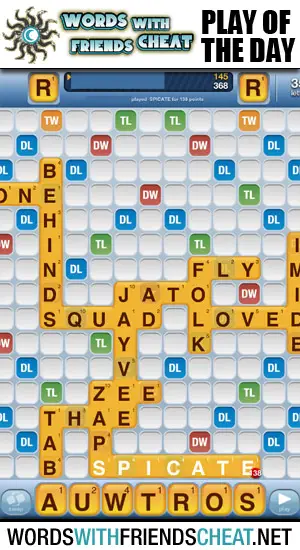 Words With Friends - Play Of The Day