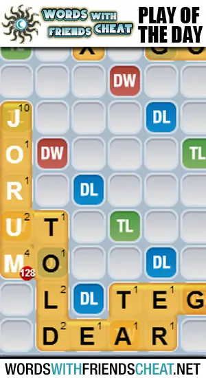 Words With Friends - Play Of The Day