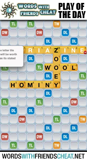 Words With Friends - Play Of The Day