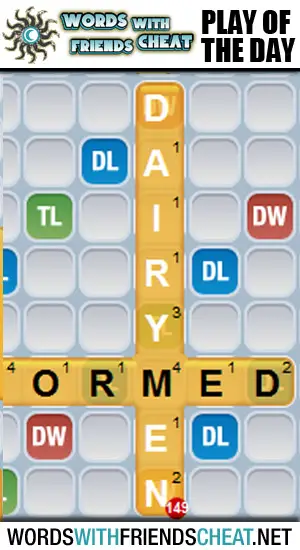 Words With Friends - Play Of The Day