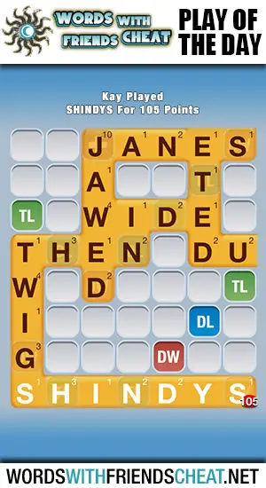 Words With Friends - Play Of The Day