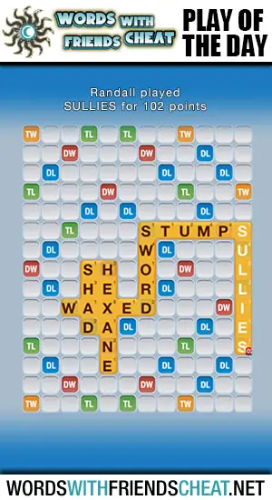 Words With Friends - Play Of The Day