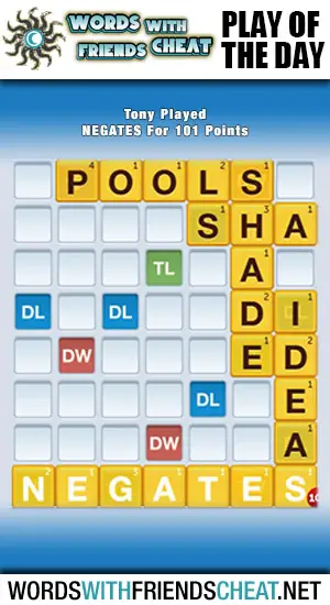 Words With Friends - Play Of The Day